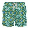 MC2 Saint Barth Man Light Fabric Swim Shorts With Majolica Print -Family Dressing 01b75004c8a8b90d70bb7153917672a1