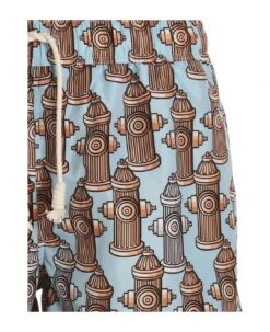 Palm Angels 'fire Hydrant' Swim Shorts -Family Dressing 023b45acd5cdb9ce1fb36bf92daf6a30