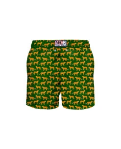 MC2 Saint Barth Man Light Fabric Swim Shorts With Cheetah Print -Family Dressing 033da2514a5e4c12a6441119aa18c234