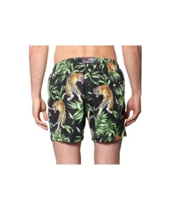 MC2 Saint Barth Man Light Fabric Swim Shorts With Tiger Print -Family Dressing 0380d4e6178d00ec0736b81ed016f9e9