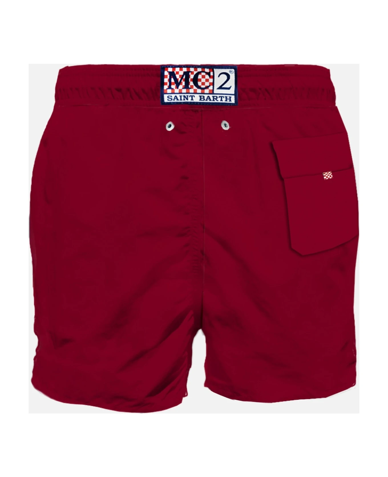 MC2 Saint Barth Man Classic Swim Shorts With As Roma Patch | As Roma Special Edition 4 MC2 Saint Barth Man Classic Swim Shorts With As Roma Patch | As Roma Special Edition - Image 2