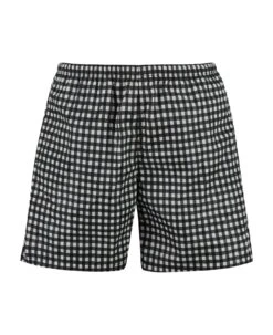 Prada Checked Swim Shorts