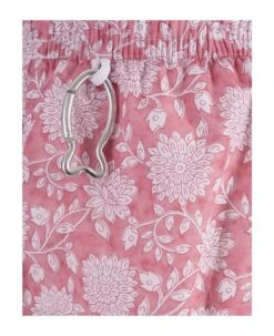 Pink Swim Shorts With Flowers Pattern -Family Dressing 11efe007460b8cf3522046ebcb967493