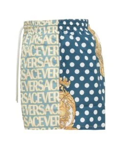 Versace Allover Swim Short -Family Dressing 12996ba4e887747d7ffd66ebea7ae8de