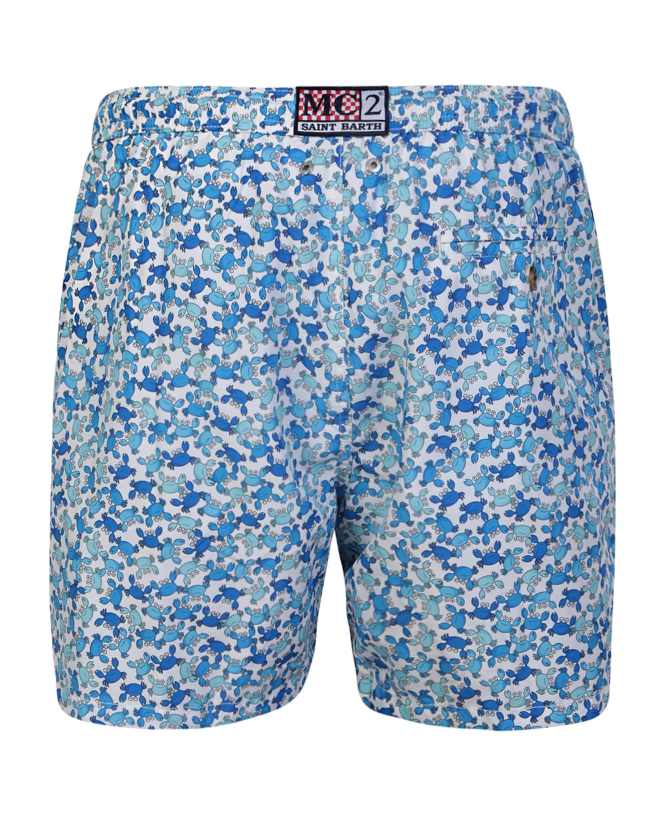 MC2 Saint Barth Light Blue Crabs Print Swim Shorts 4 MC2 Saint Barth Light Blue Crabs Print Swim Shorts - Image 2