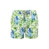 MC2 Saint Barth White Mid-length Swim Shorts With Gin Lime Print -Family Dressing 1bc4e93e0de926a98af3eeb84236fc19