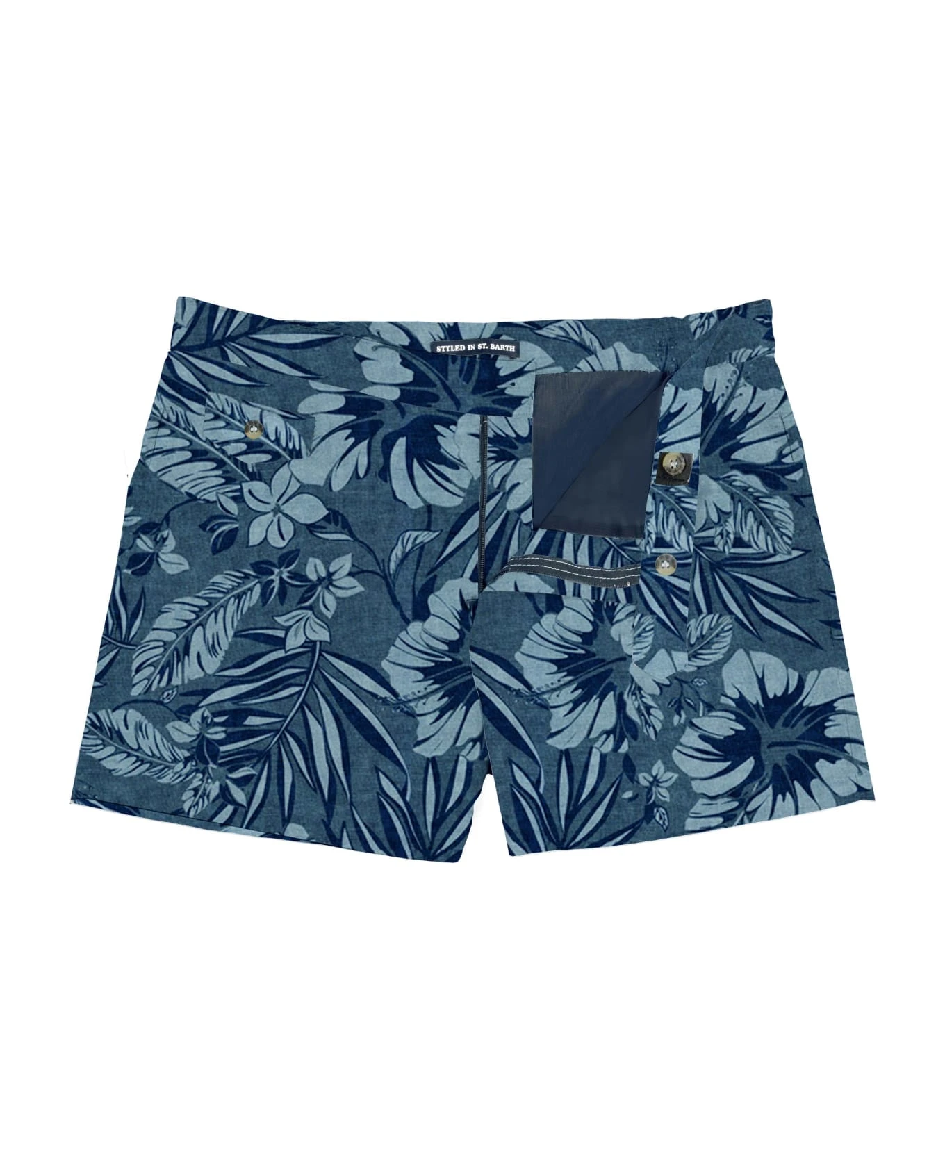 MC2 Saint Barth Man Swim Shorts With Tropical Print 3 MC2 Saint Barth Man Swim Shorts With Tropical Print