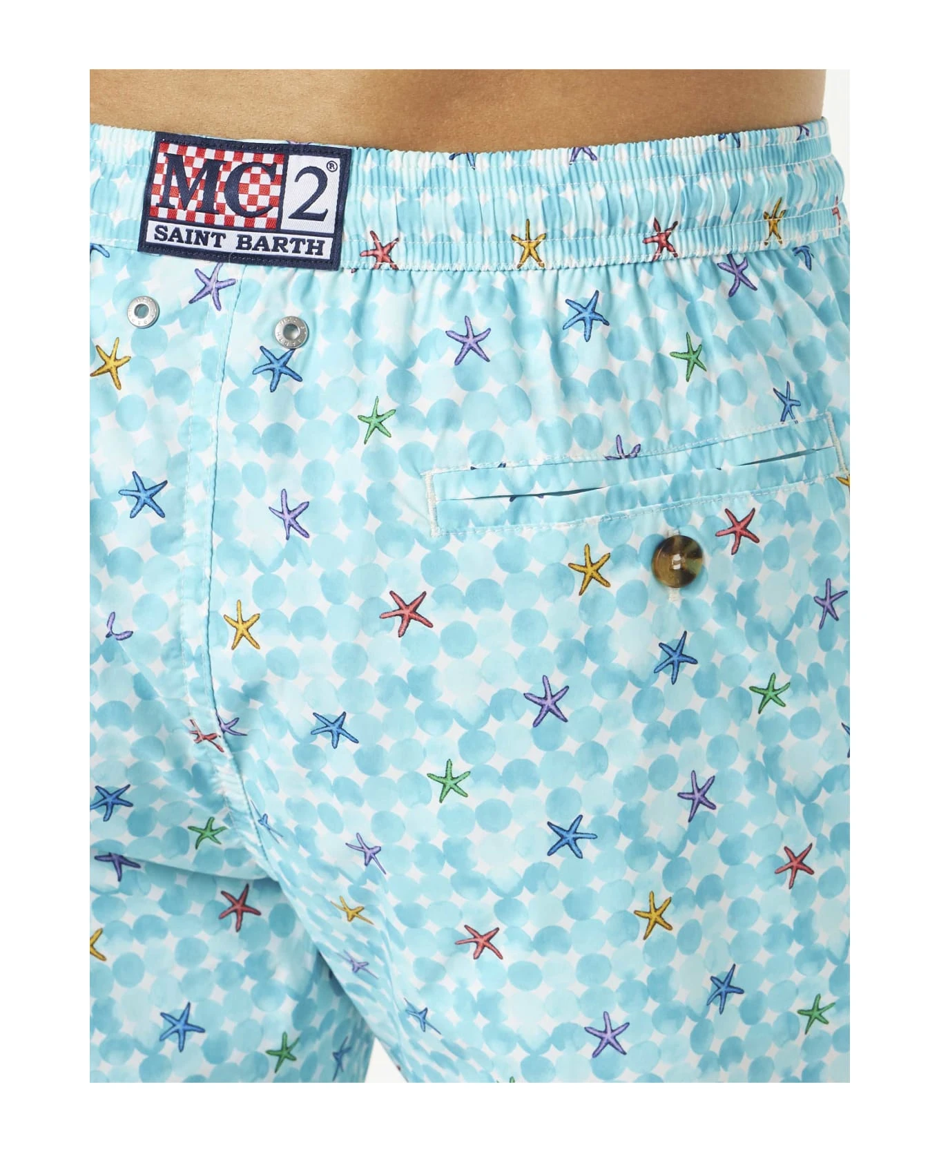 MC2 Saint Barth Man Light Fabric Comfort Swim Shorts With Sea Star Print 7 MC2 Saint Barth Man Light Fabric Comfort Swim Shorts With Sea Star Print - Image 5