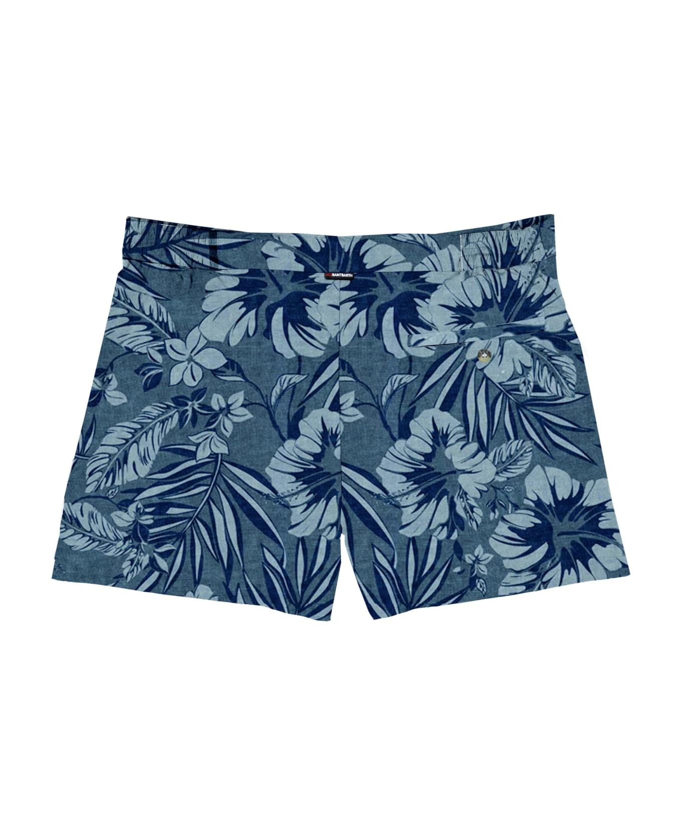 MC2 Saint Barth Man Swim Shorts With Tropical Print 4 MC2 Saint Barth Man Swim Shorts With Tropical Print - Image 2