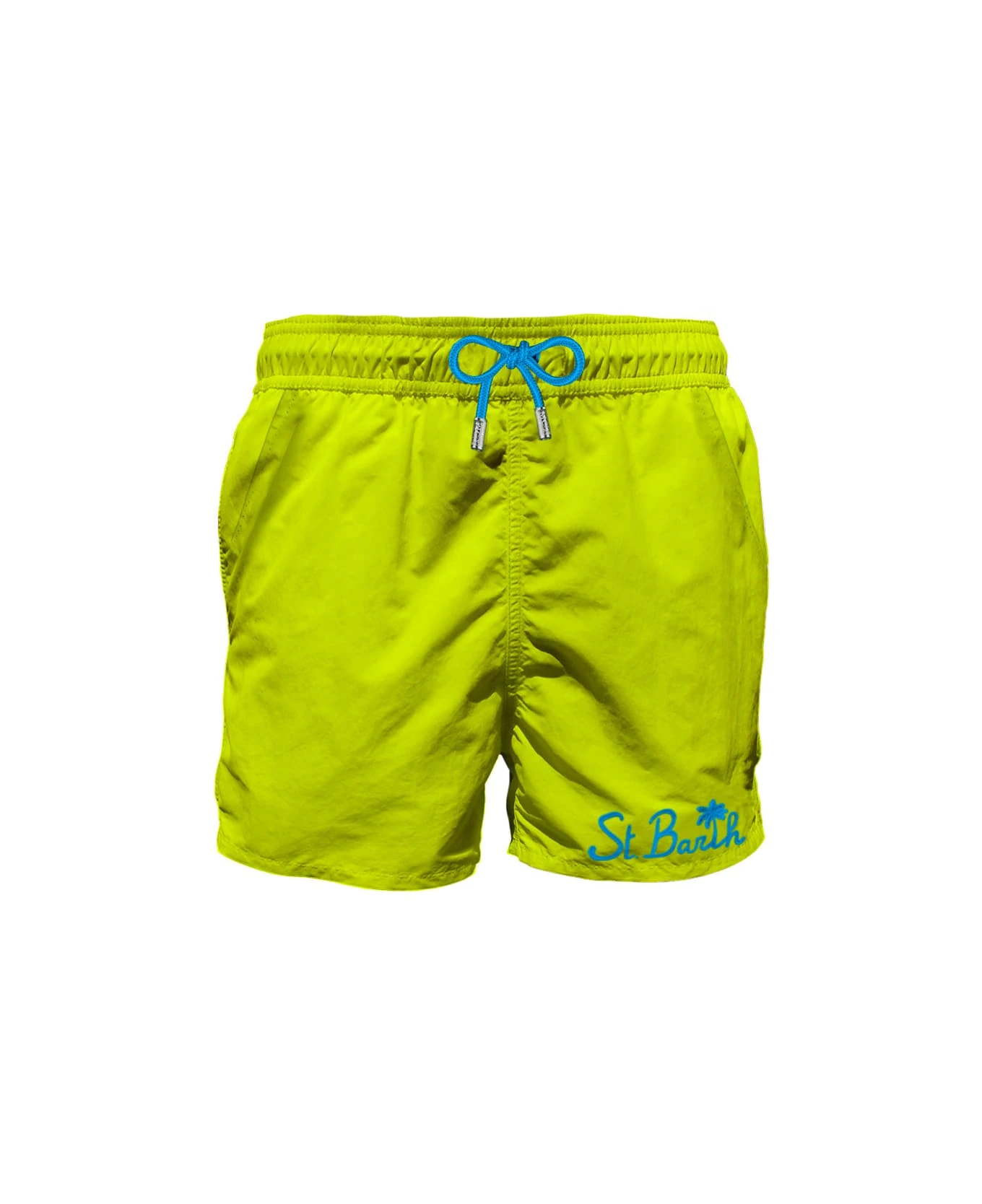 MC2 Saint Barth Man Fluo Yellow Swim Shorts With Pocket 3 MC2 Saint Barth Man Fluo Yellow Swim Shorts With Pocket