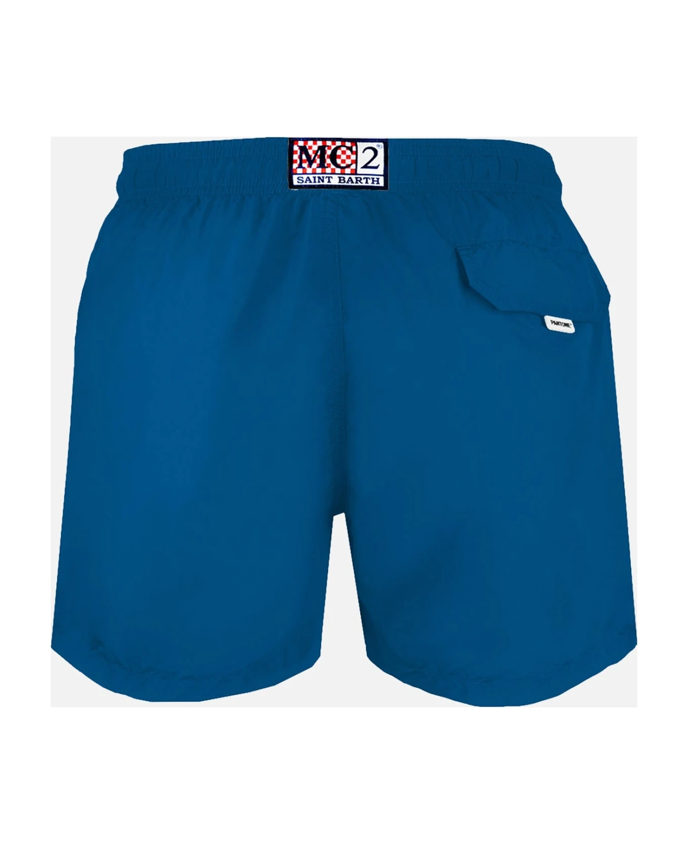 MC2 Saint Barth Man Blue Navy Swim Shorts | Pantone Special Edition 4 MC2 Saint Barth Man Blue Navy Swim Shorts | Pantone Special Edition - Image 2