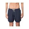 MC2 Saint Barth Solid Blue Mid-length Linen Swim Shorts -Family Dressing 2ce069ed6082fdcf159d8b8c18d3ff4a
