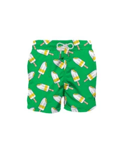 MC2 Saint Barth Man Classic Swim Shorts With Lemonissimo Print | Algida® Special Edition