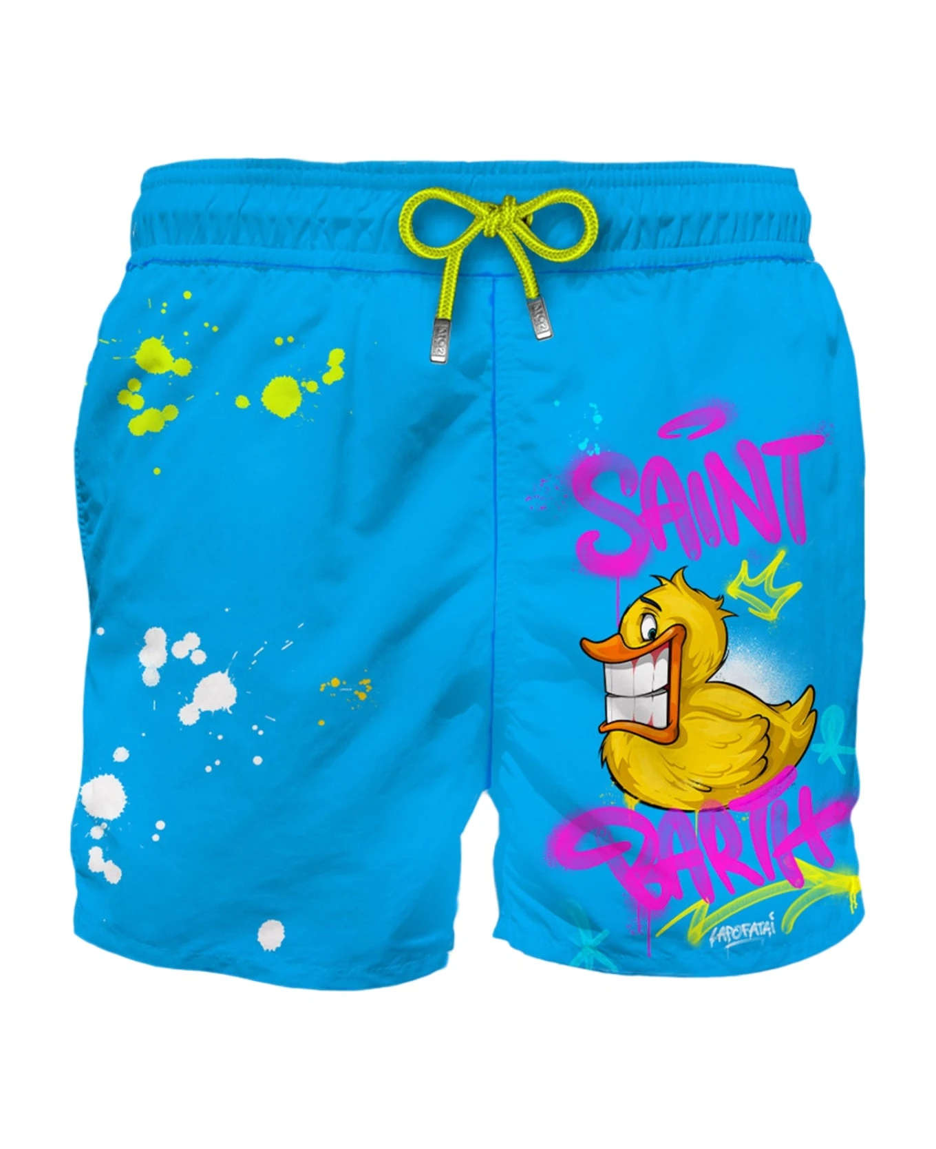 MC2 Saint Barth Man Swim Shorts With Duck Print | Crypto Puppets® Special Edition 3 MC2 Saint Barth Man Swim Shorts With Duck Print | Crypto Puppets® Special Edition