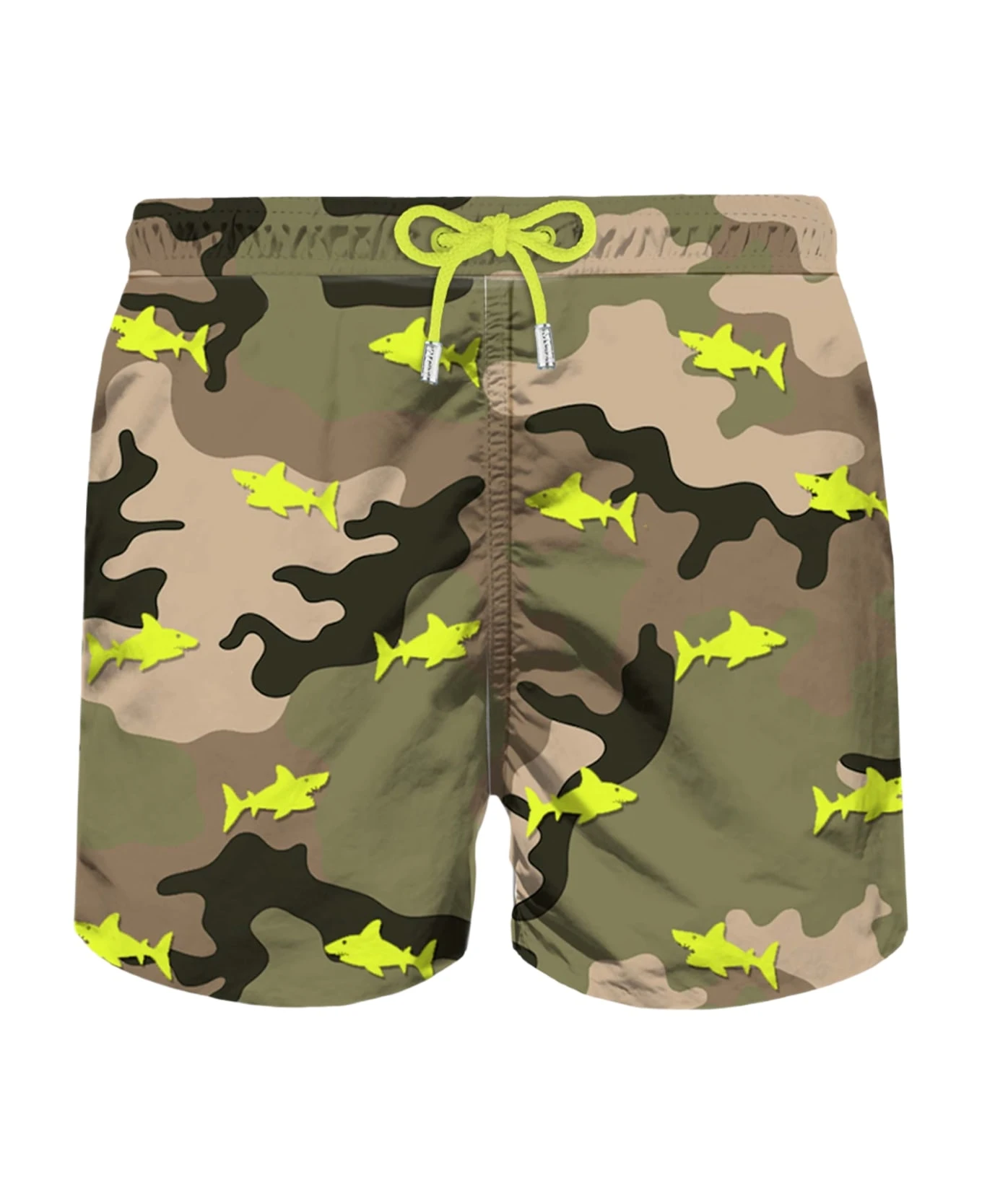 MC2 Saint Barth Man Light Fabric Swim Shorts With Sharks Embroidery 3 MC2 Saint Barth Man Light Fabric Swim Shorts With Sharks Embroidery