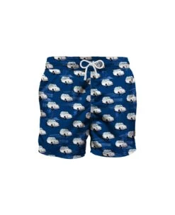 MC2 Saint Barth Cars All-over Print Swim Shorts