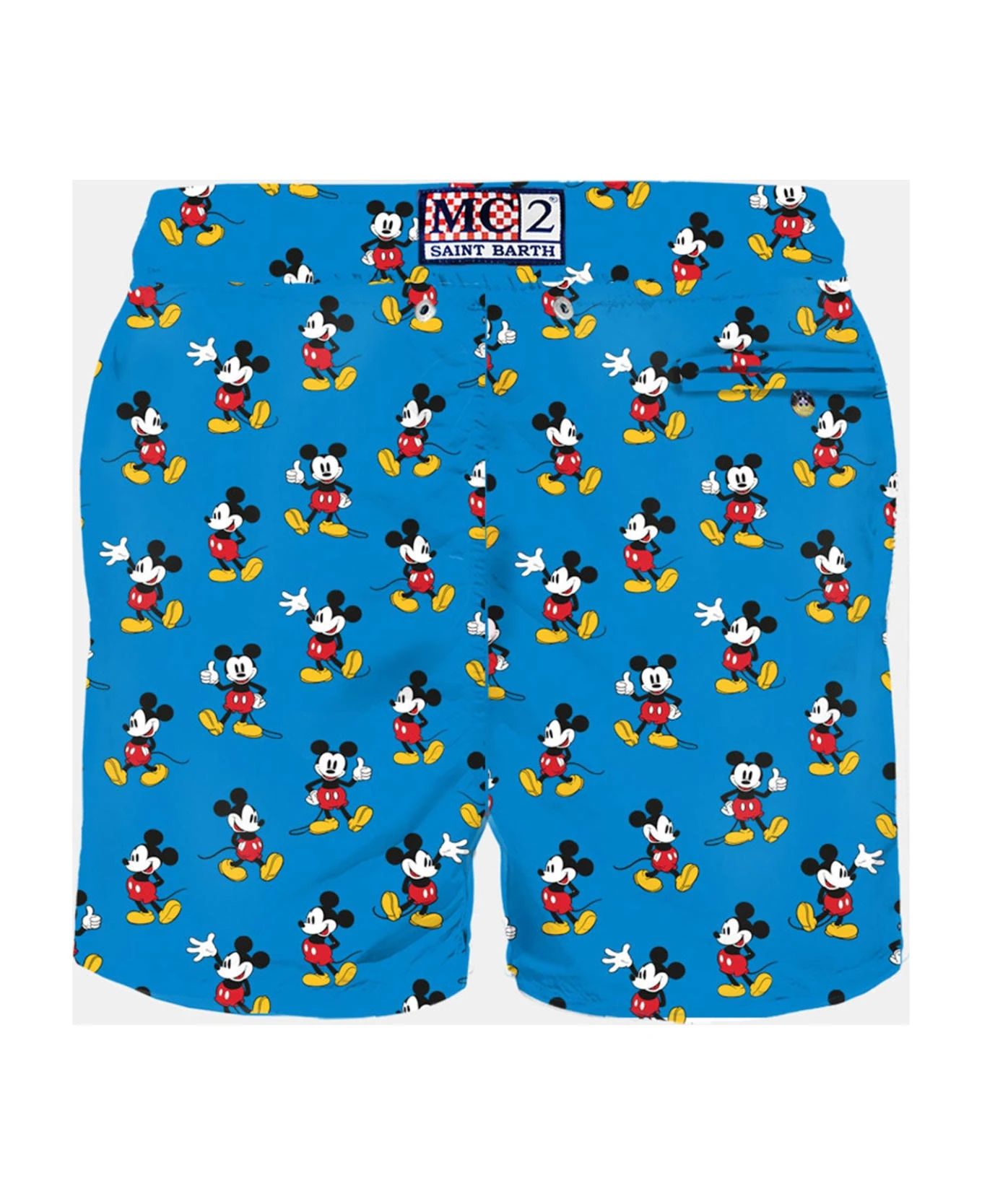 MC2 Saint Barth Man Light Fabric Swim Shorts With Michey Mouse Print | Disney© Special Edition 4 MC2 Saint Barth Man Light Fabric Swim Shorts With Michey Mouse Print | Disney© Special Edition - Image 2