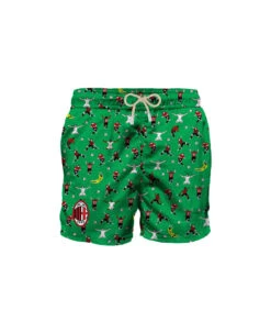 MC2 Saint Barth Man Classic Swim Shorts With Milan Print | Milan Special Edition