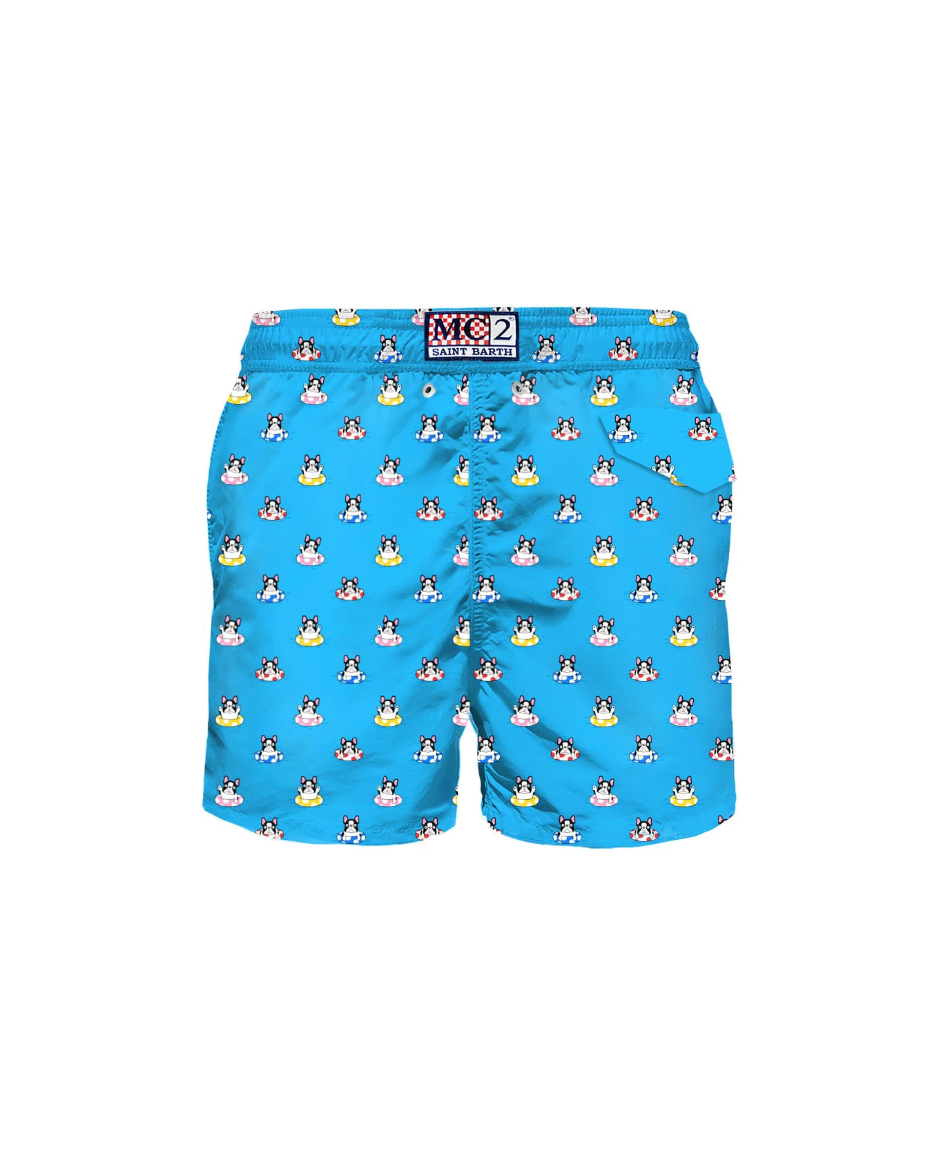 MC2 Saint Barth Man Light Fabric Swim Shorts With Dog Print 4 MC2 Saint Barth Man Light Fabric Swim Shorts With Dog Print - Image 2