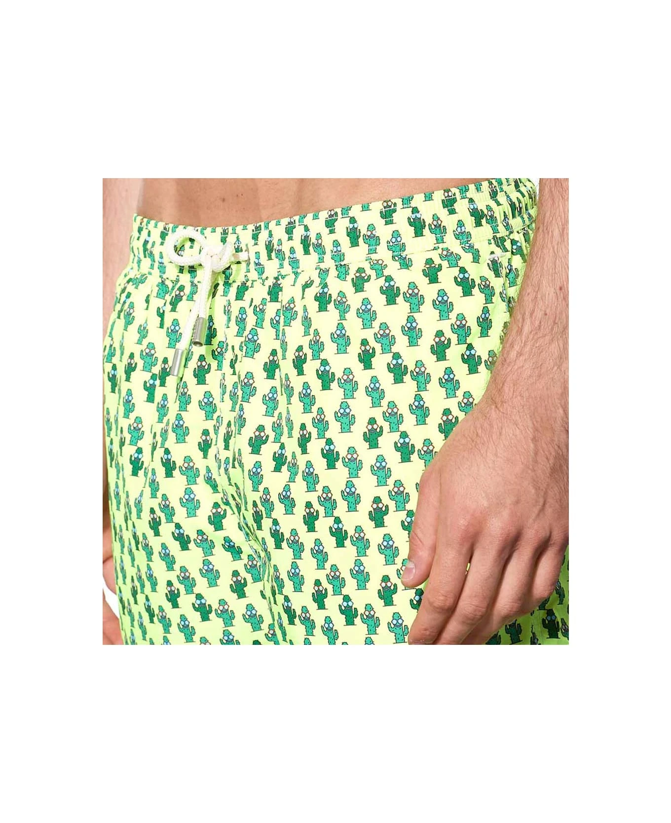 MC2 Saint Barth Light Fabric Man Swim Shorts Cactus Print 7 MC2 Saint Barth Light Fabric Man Swim Shorts Cactus Print - Image 5