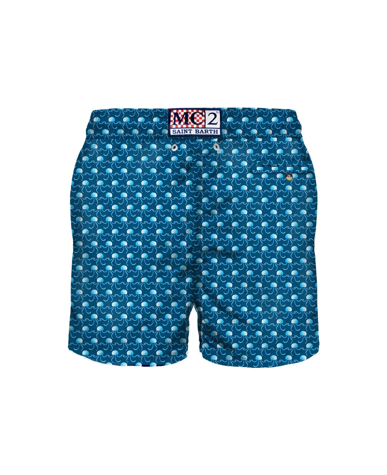 MC2 Saint Barth Light Fabric Man Swim Shorts Jellyfish Print 4 MC2 Saint Barth Light Fabric Man Swim Shorts Jellyfish Print - Image 2