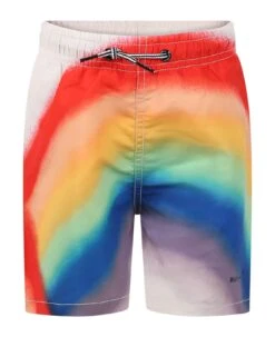 Molo Multicolor Swim Boxer For Boy With Logo