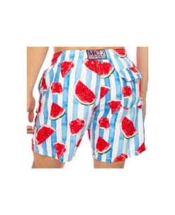 MC2 Saint Barth Mid-length Swim Shorts Watermelon Print -Family Dressing 543343c23fab4f9c017763523180f4a7