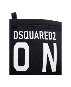 DSQUARED2 D-squared2 Man's Stretch Fabric Swim Briefs With Logo Print -Family Dressing 543555a4d8cccc59afaf05483c4bb062