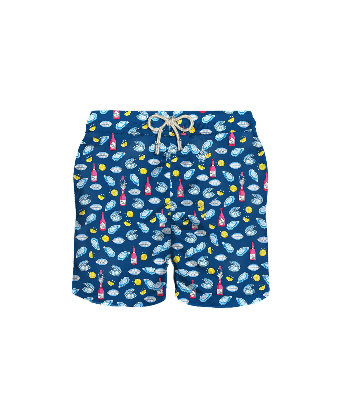 MC2 Saint Barth Man Light Fabric Swim Shorts With Oyster And Bollicine Print 3 MC2 Saint Barth Man Light Fabric Swim Shorts With Oyster And Bollicine Print