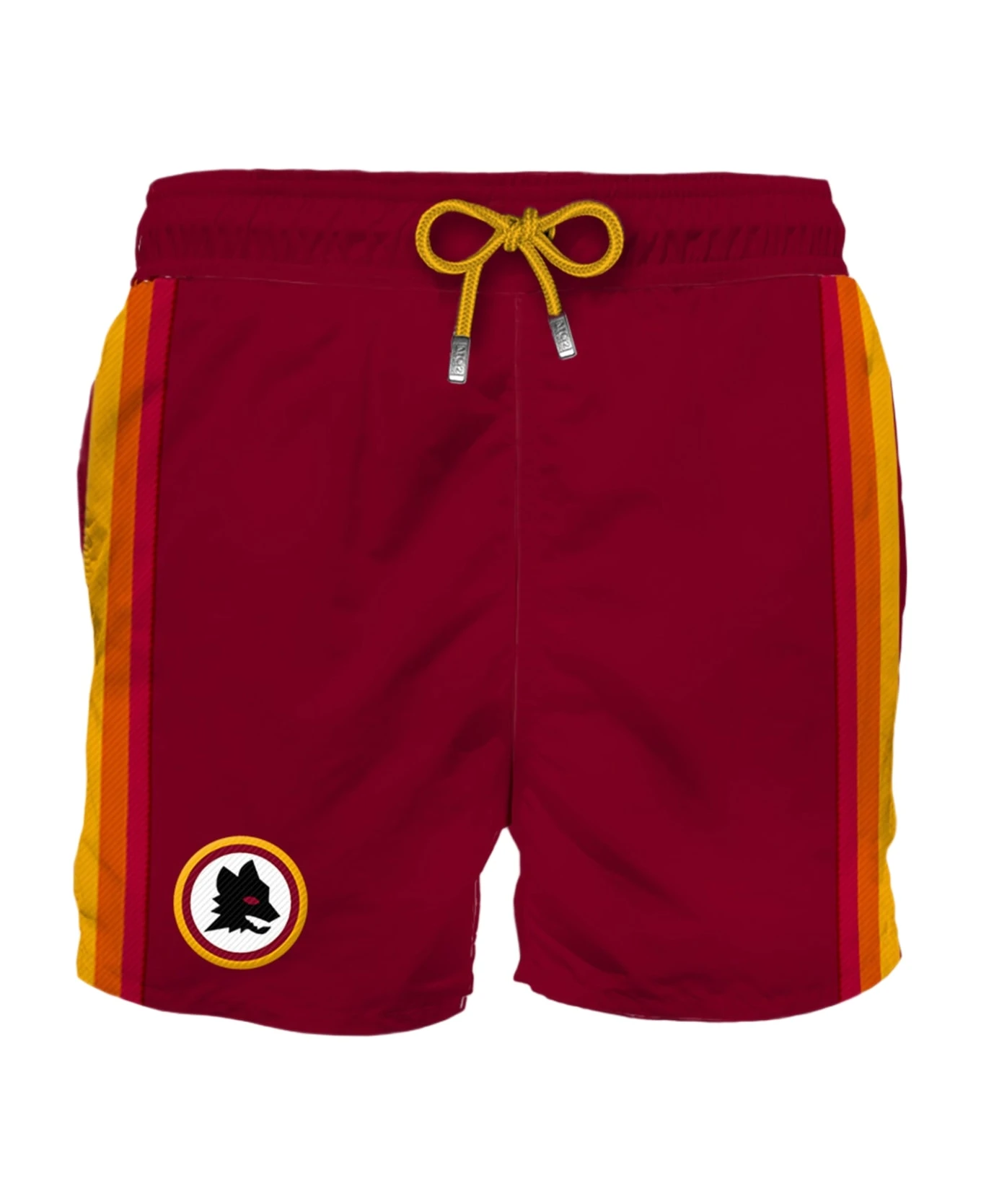 MC2 Saint Barth Man Classic Swim Shorts With As Roma Patch | As Roma Special Edition 3 MC2 Saint Barth Man Classic Swim Shorts With As Roma Patch | As Roma Special Edition
