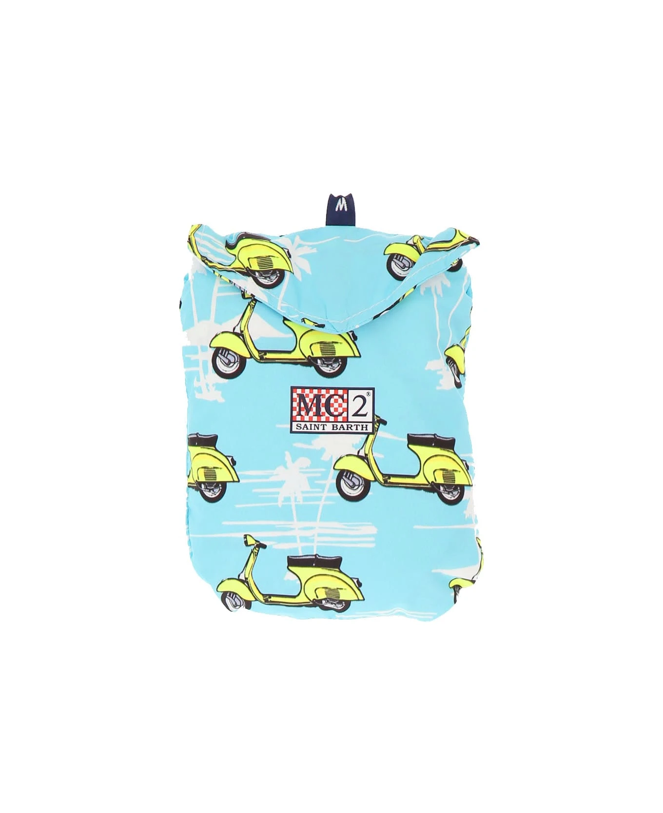 MC2 Saint Barth Light Fabric Man Swim Shorts Vespa® Print | Vespa® Special Edition 5 MC2 Saint Barth Light Fabric Man Swim Shorts Vespa® Print | Vespa® Special Edition - Image 3