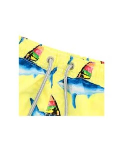 MC2 Saint Barth Mid-length Swim Shorts With Sharks Print -Family Dressing 6ad67e4e2c51a8629d562565d8d940a9