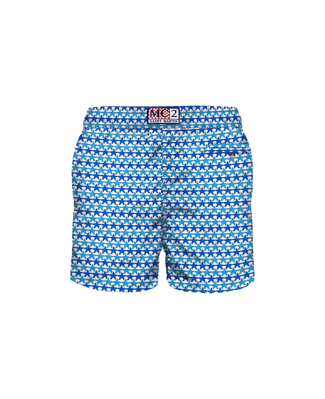 MC2 Saint Barth Man Swim Shorts With Starfishes Print 4 MC2 Saint Barth Man Swim Shorts With Starfishes Print - Image 2