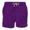 MC2 Saint Barth Man Purple Linen Swim Shorts