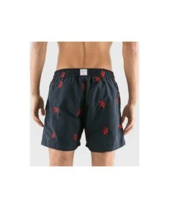 Positano Embroidered Swim Shorts -Family Dressing 749aa309f7c21f80dc135adecc2684b9