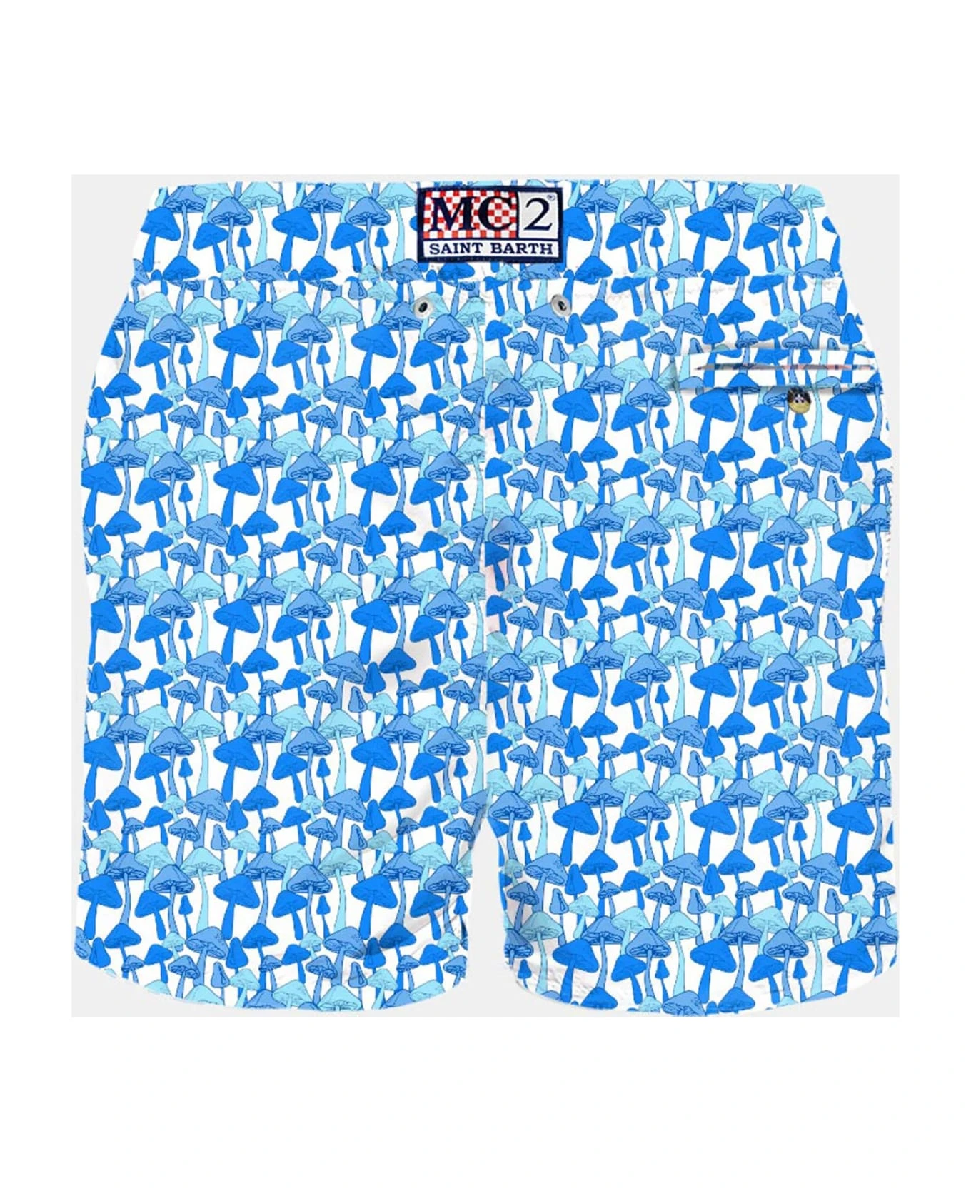 MC2 Saint Barth Man Light Fabric Swim Shorts With Mushrooms Print 4 MC2 Saint Barth Man Light Fabric Swim Shorts With Mushrooms Print - Image 2