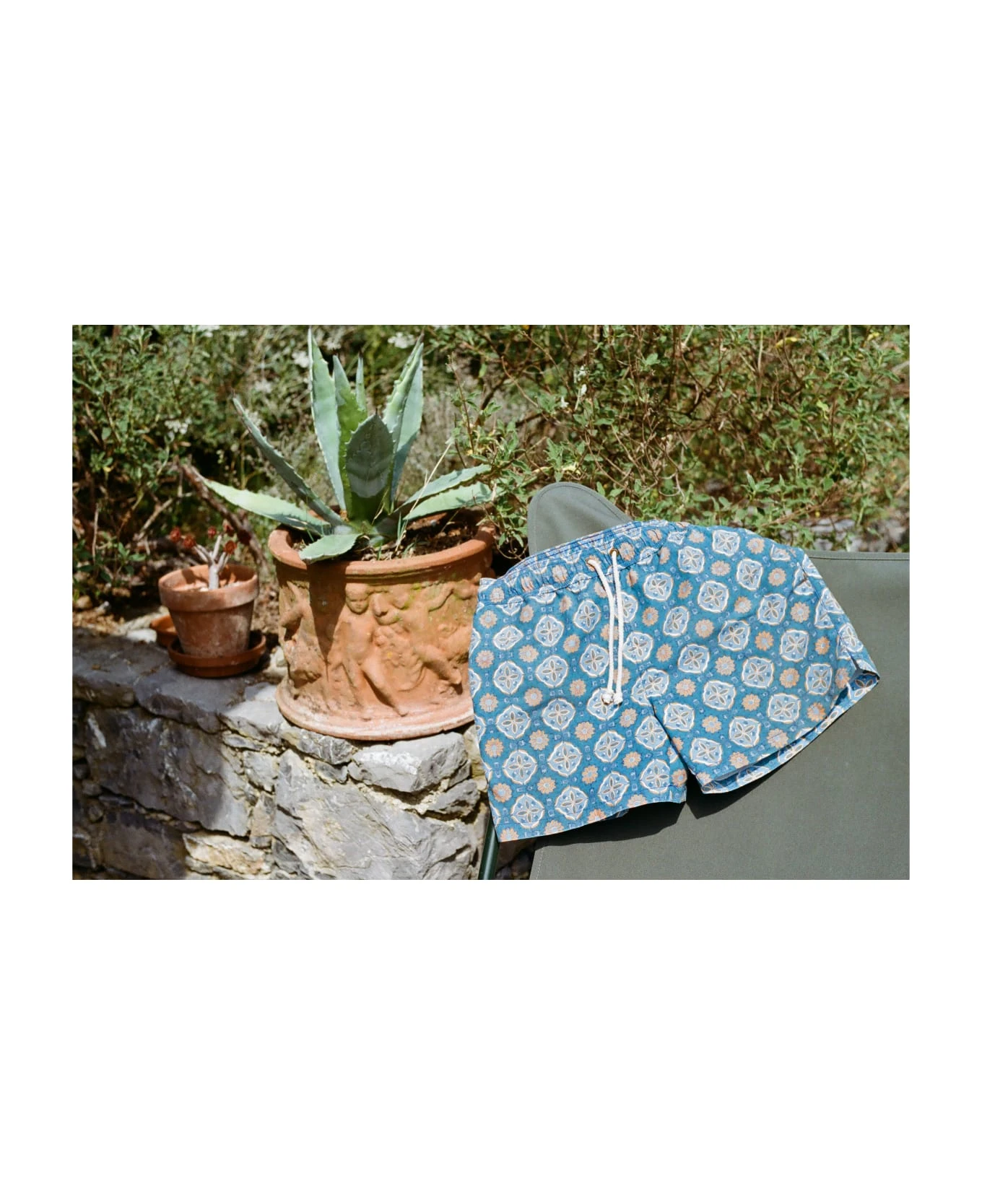 Maestrale Celeste/verde Swim Shorts 6 Maestrale Celeste/verde Swim Shorts - Image 4