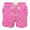 MC2 Saint Barth Man Swim Shorts With Pink Bandanna Print -Family Dressing 7a6c7420c49c89b9bb02b43d87af903f