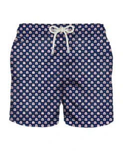 MC2 Saint Barth Light Fabric Man Swim Shorts Pigs Print