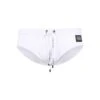 Dolce & Gabbana White Swim Briefs With Branded Drawstring And Logo Tag In Stretch Polyamide Man -Family Dressing 84d96d477ce20456514326a6fed02d90