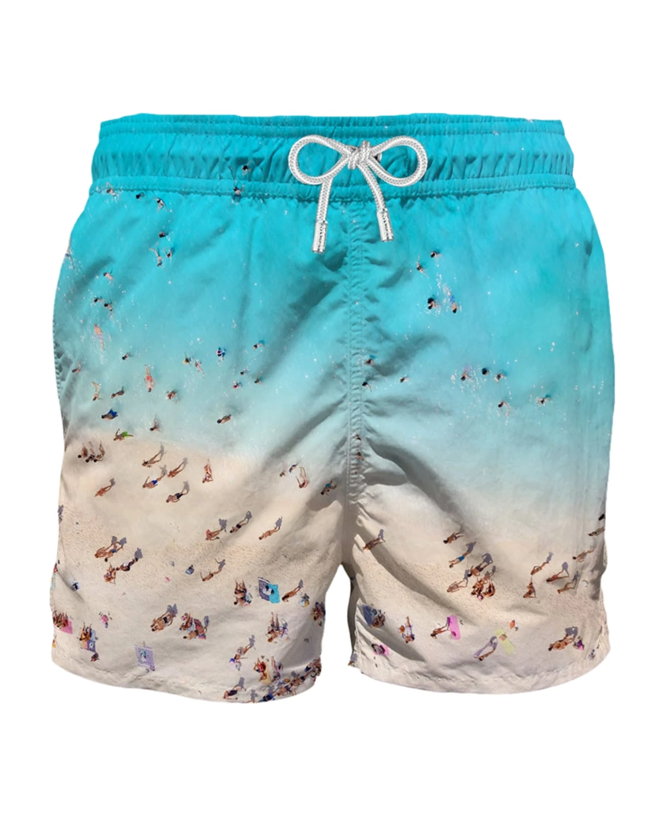 MC2 Saint Barth Man Swim Shorts With Photographic Beach Print 3 MC2 Saint Barth Man Swim Shorts With Photographic Beach Print