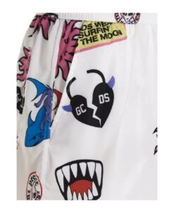 GCDS 'surfing Wirdo' Swim Shorts -Family Dressing 89a1ec202e2d83fb69e52b3dc443e629