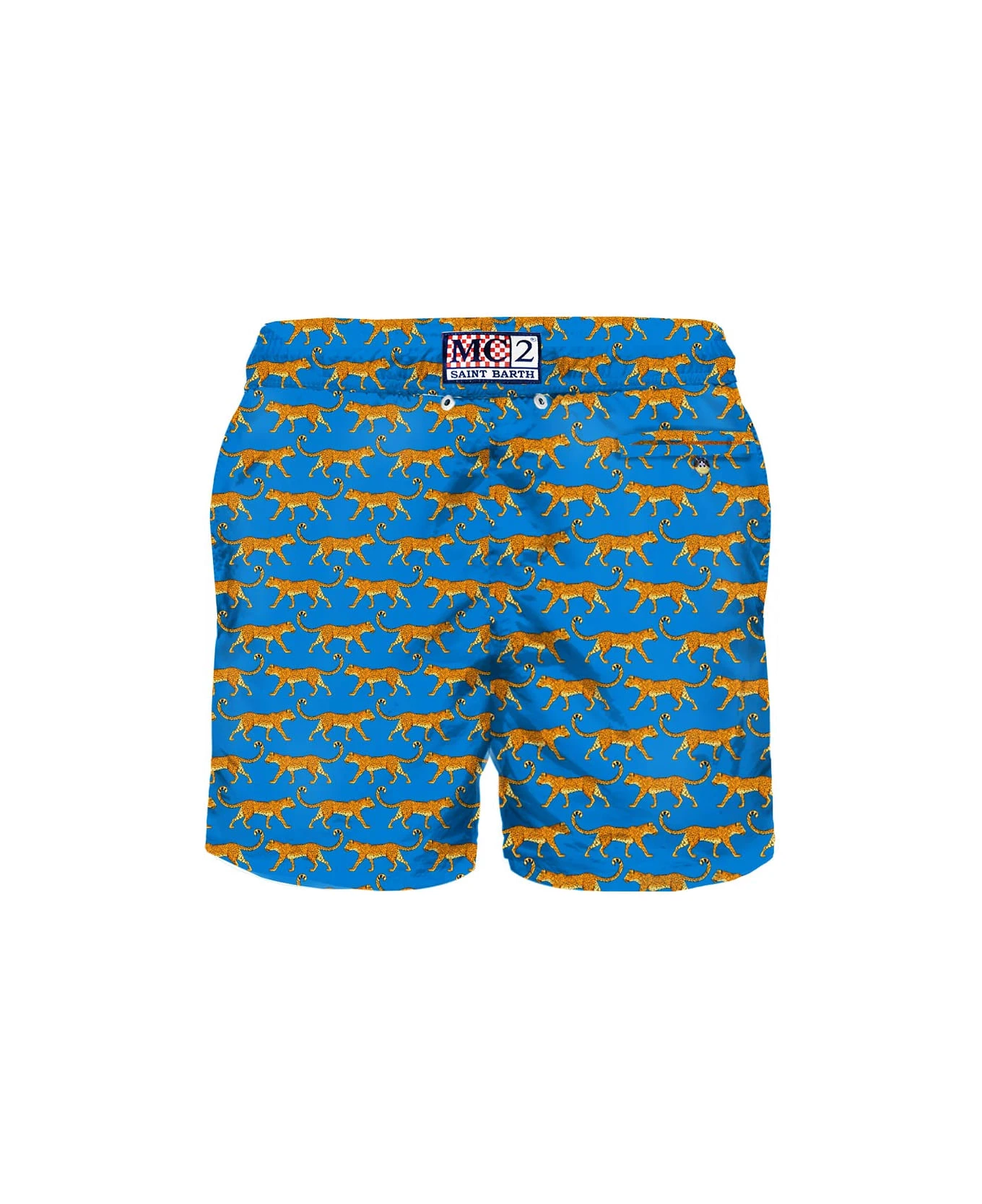 MC2 Saint Barth Light Fabric Man Swim Shorts Leopard Print 4 MC2 Saint Barth Light Fabric Man Swim Shorts Leopard Print - Image 2