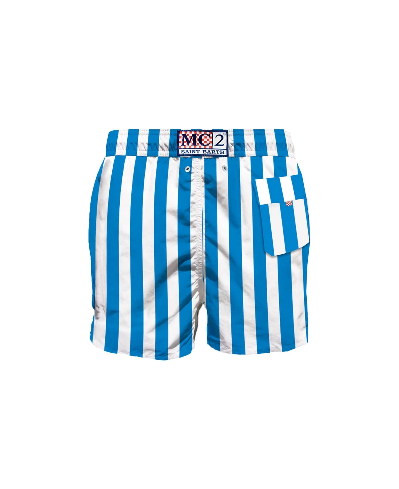 MC2 Saint Barth Bluette Mid-length Swim Shorts With Embroidery 4 MC2 Saint Barth Bluette Mid-length Swim Shorts With Embroidery - Image 2