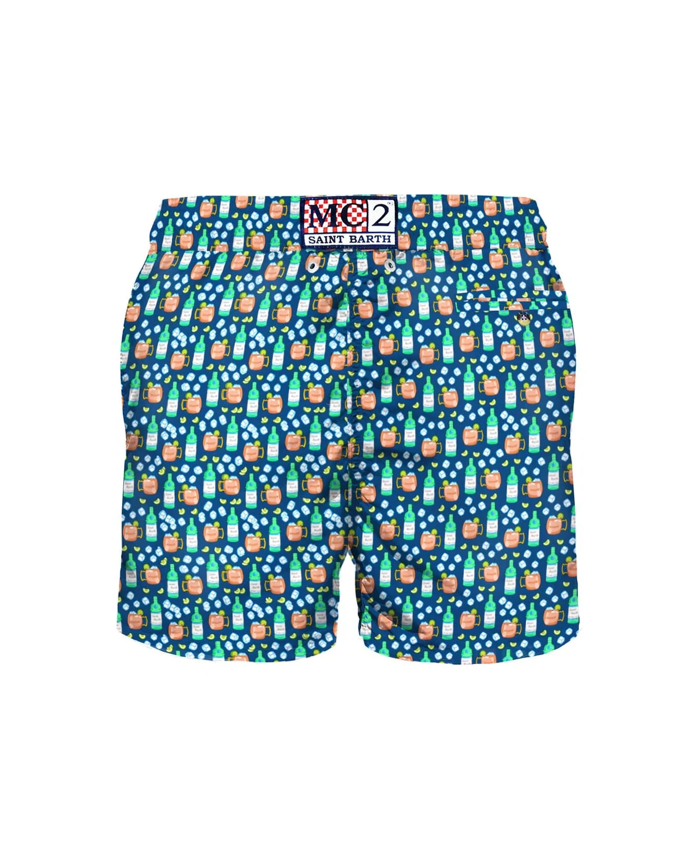 MC2 Saint Barth Light Fabric Man Swim Shorts Moscow Mule Print 4 MC2 Saint Barth Light Fabric Man Swim Shorts Moscow Mule Print - Image 2