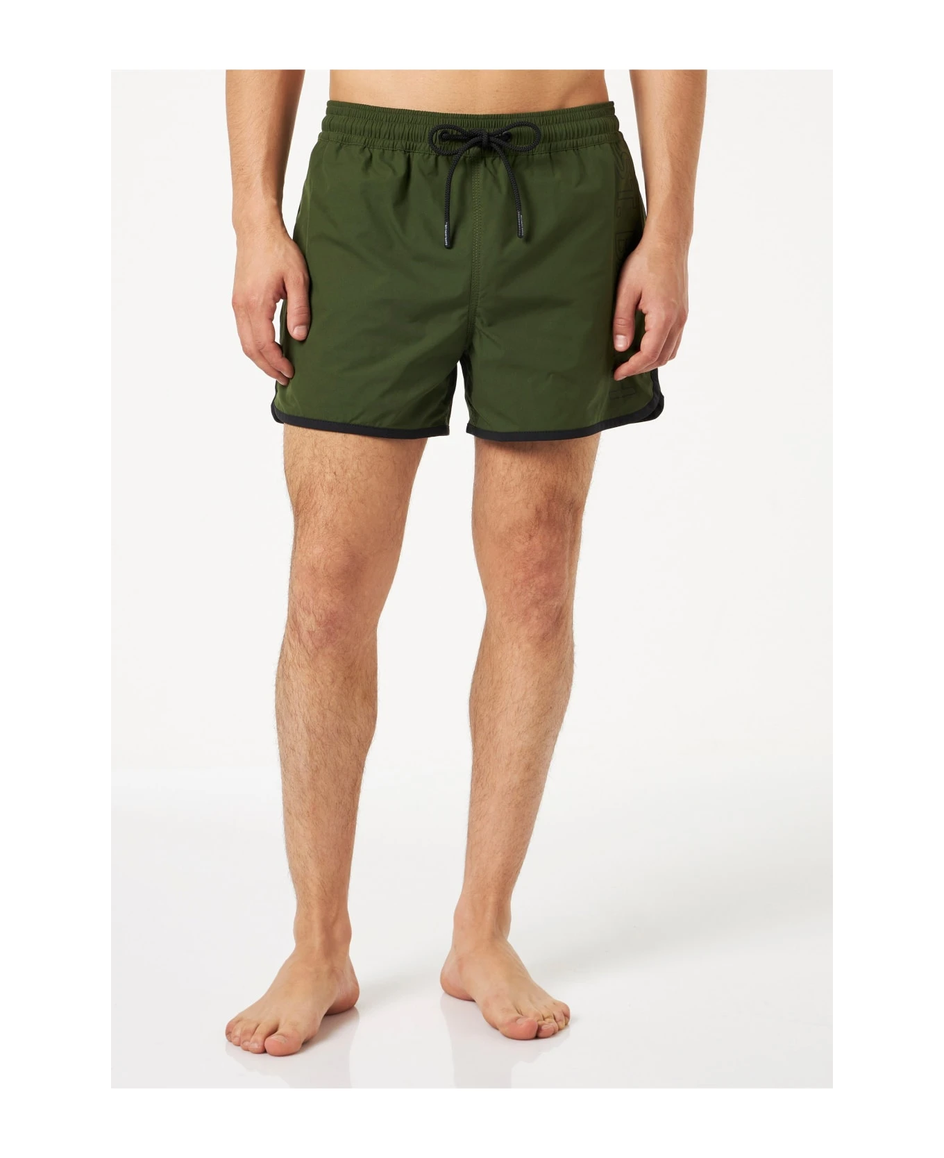 MC2 Saint Barth Man Swim Shorts With Side Logo And Contrast 5 MC2 Saint Barth Man Swim Shorts With Side Logo And Contrast - Image 3