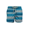 MC2 Saint Barth Light Fabric Swim Shorts With Optical Print