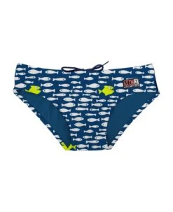 MC2 Saint Barth Man Swim Briefs Piranha Print