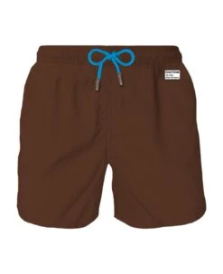 MC2 Saint Barth Man Brown Swim Shorts | Pantone Special Edition