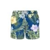 MC2 Saint Barth Light Fabric Man Swim Shorts Tropical Print